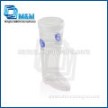 Plastic Foot Shaped Cup Pink Lid Plastic Water Bottle
